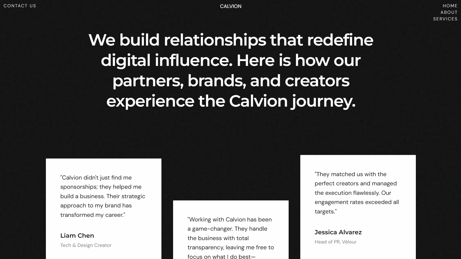 Calvion Minimal Agency Digital Presence 05